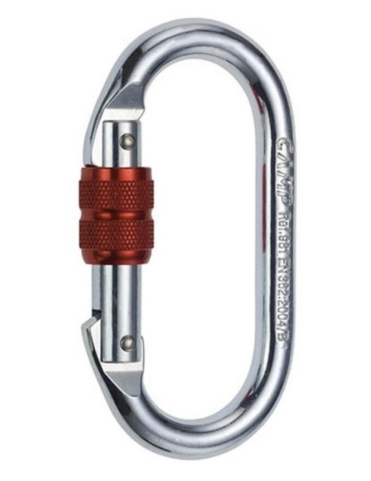 Mousqueton Oval standard Lock acier