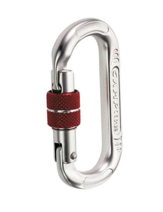 Mosquetón Ovalado Compact Lock de aluminio