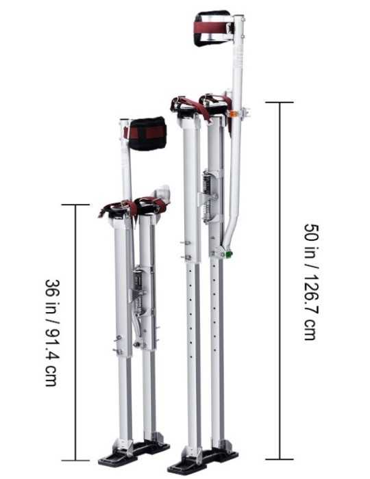 Trampoli regolabili 91-127cm professionali