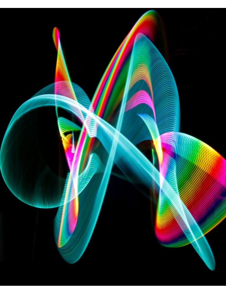 Hula Hoop pliable Lumineux Aurora Pro