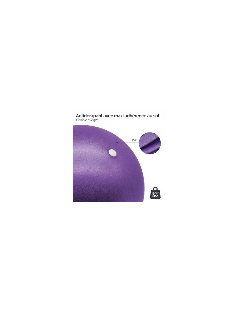 Palla da yoga 26cm viola