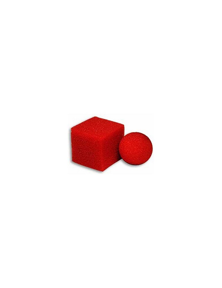 Palline e cubo di schiuma