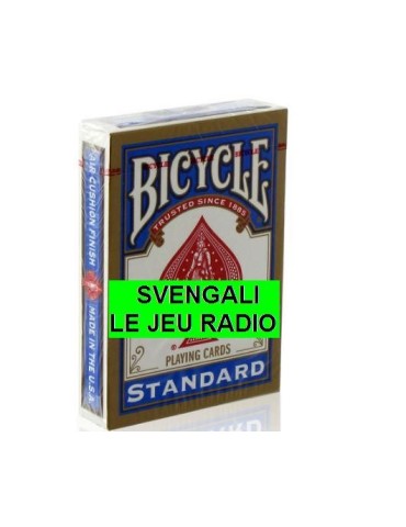Cartes Bicycle Svengali (Radio) bleu