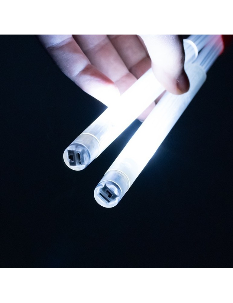 Baguettes LED USB blanches diabolo