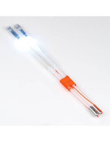 Baguettes LED USB blanches diabolo 2