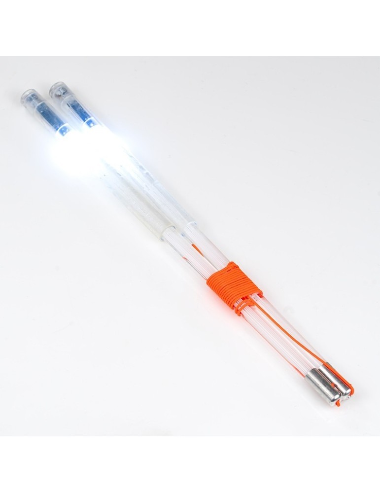 Bacchette a LED USB bianche per diabolo