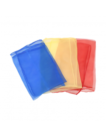 Set mit 3 Jongliertüchern für Kinder 40x40cm