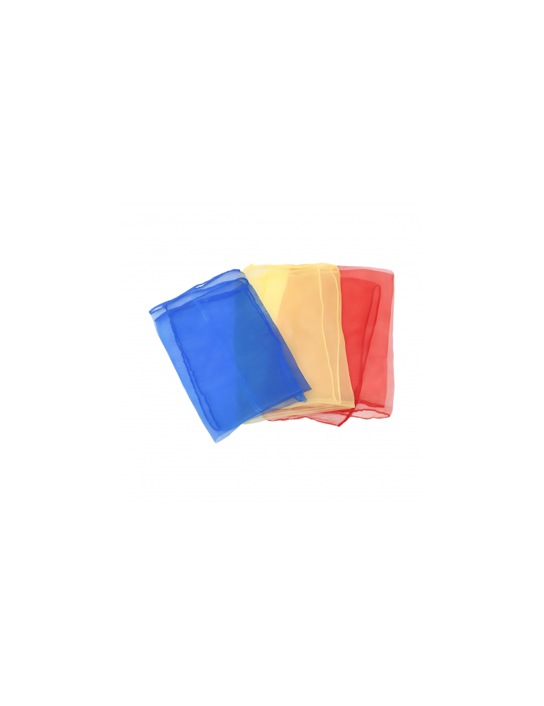 Set mit 3 Jongliertüchern für Kinder 40x40cm