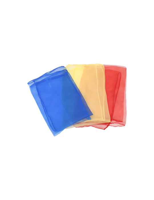 Set mit 3 Jongliertüchern für Kinder 40x40cm