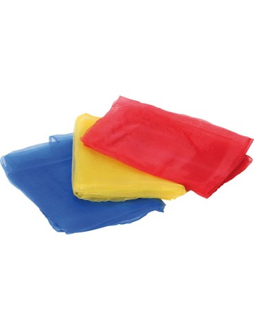 Set de 3 foulards à jongler junior 40x40cm nylon 2