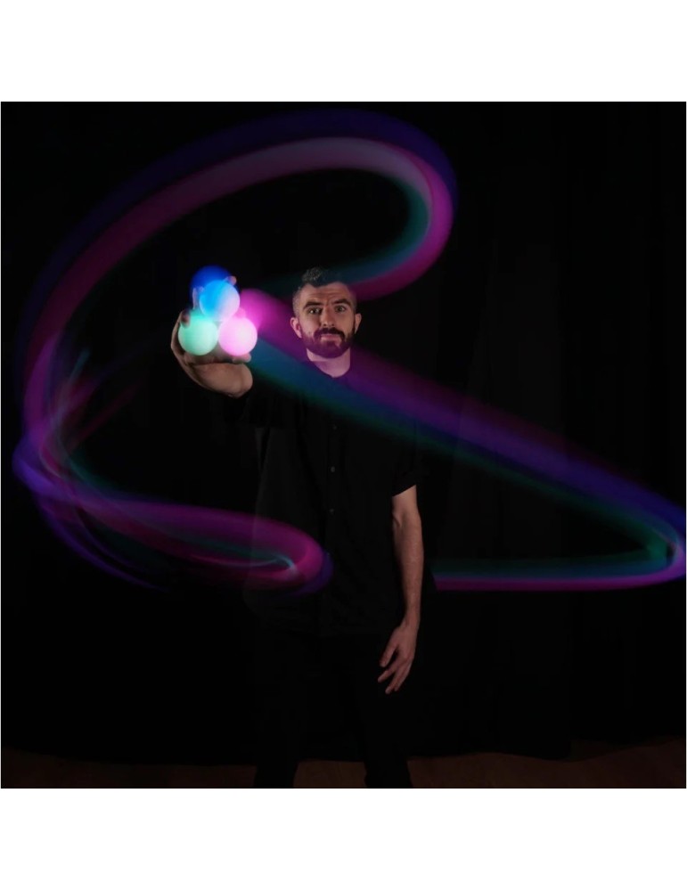 Set mit 3 mehrfarbigen USB-LED-Bällen Wes Peden V2