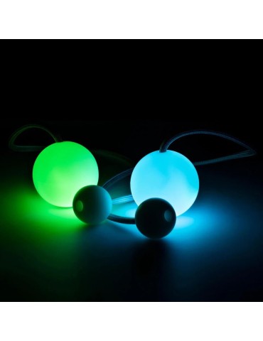 Coppia di Bolas luminose 70mm USB con maniglie a palla