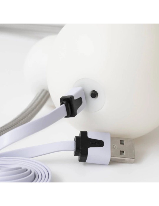 Par de Bolas luminosas 70mm USB con asas de bola