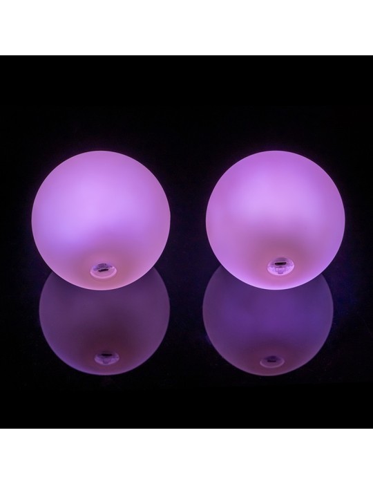 Par de Bolas luminosas 95mm USB