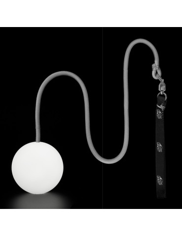 Paire de Bolas lumineuses 70mm USB poignées sangles