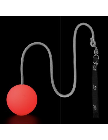 Coppia di Bolas luminose 70mm USB con maniglie a cinghia 2