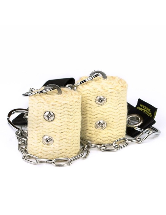 Paar 50mm Feuer-Bolas JD (Fingergriffe)