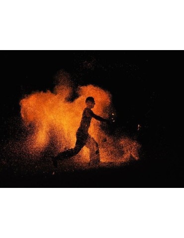 Paire de bolas de feu - paniers avec nuage d'étincelles 2