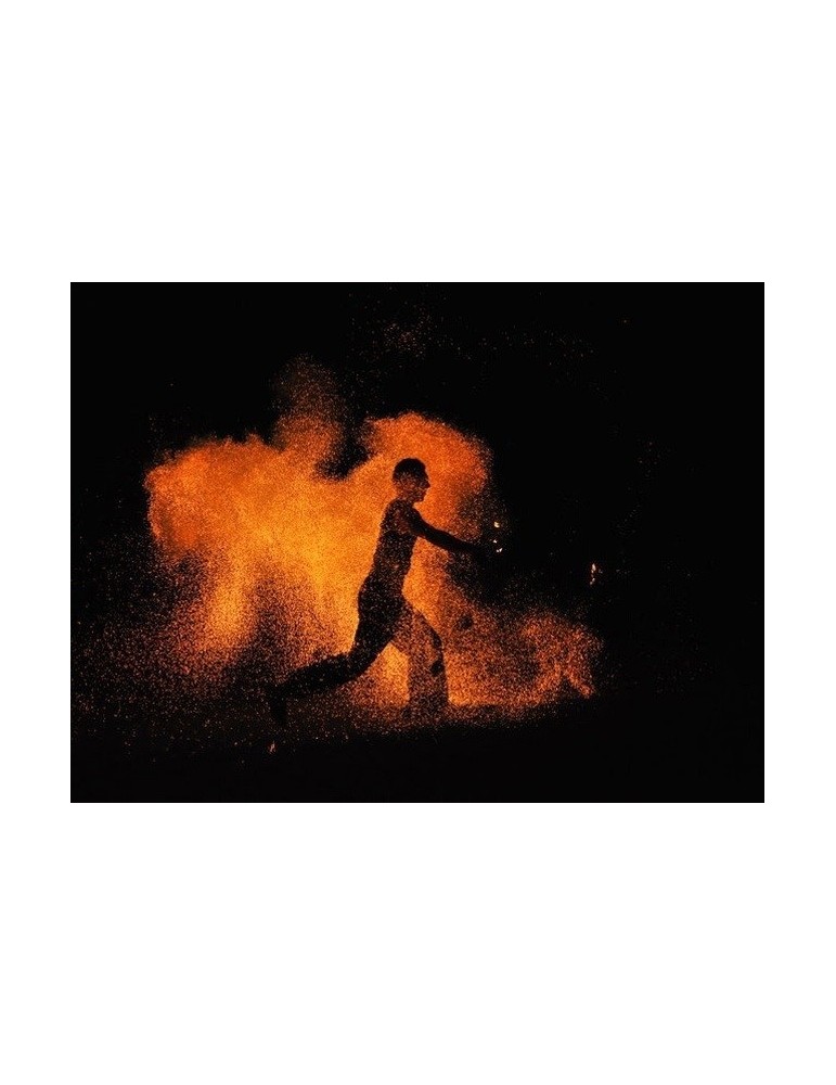 Paire de bolas de feu avec paniers - nuage...