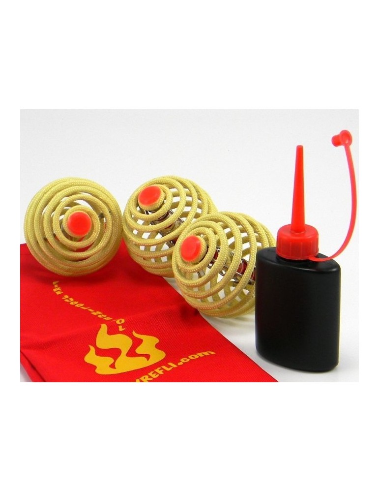 Set mit 3 Feuerbällen Firefli