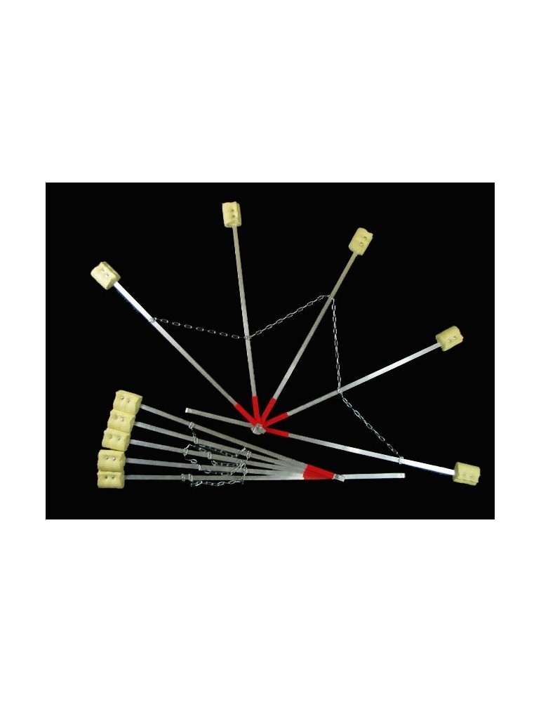 Paar 5-Arm STAR Feuerfächer