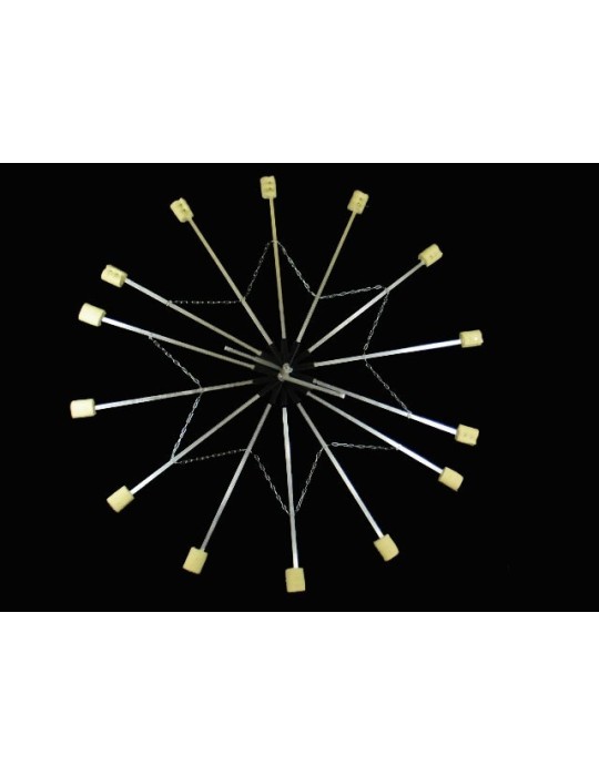 Pair of 7-branch STAR Fire Fans