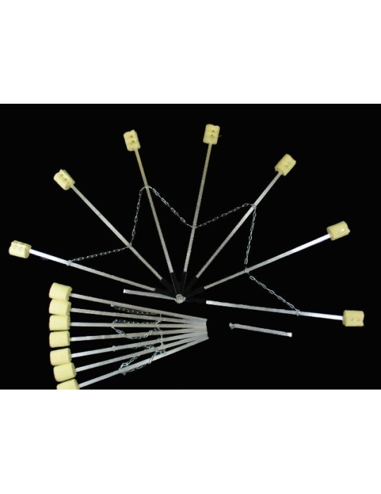 Pair of 7-branch STAR Fire Fans