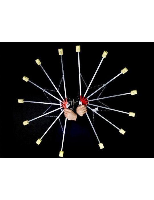 Pair of 7-branch STAR Fire Fans