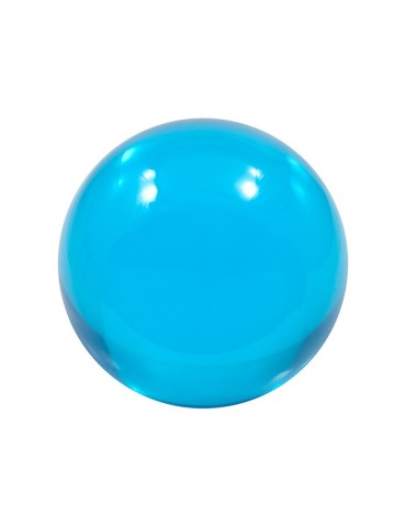 Balle acrylique transparente couleur 75mm 2