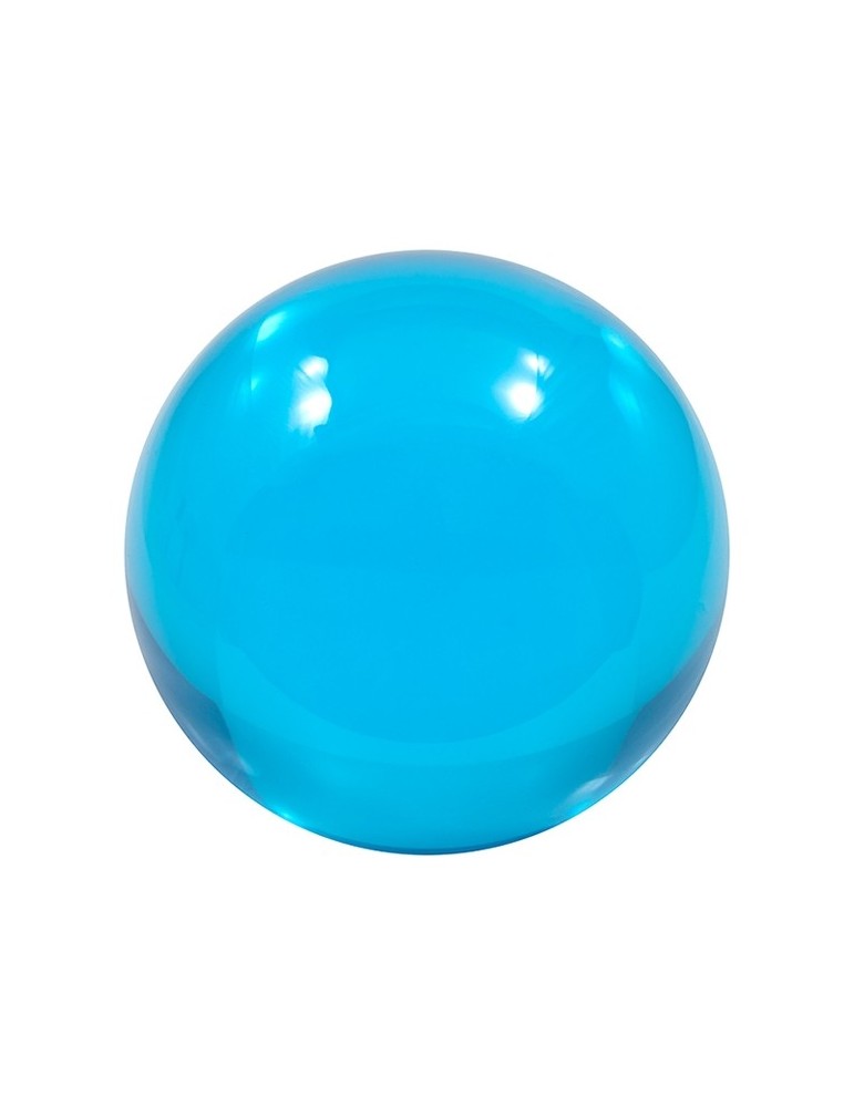 Balle acrylique transparente couleur 75mm