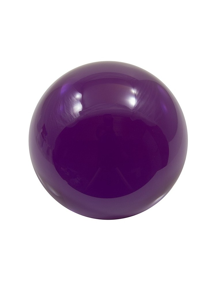 Balle acrylique transparente couleur 75mm
