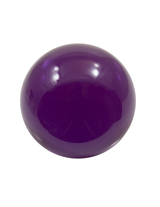 Balle acrylique transparente couleur 75mm