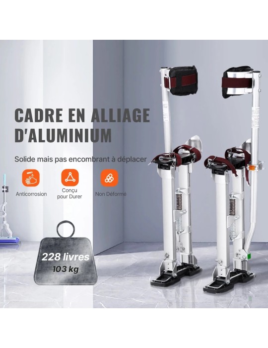 Zancos ajustables de 46-76 cm profesionales