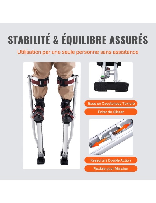 Zancos ajustables de 46-76 cm profesionales
