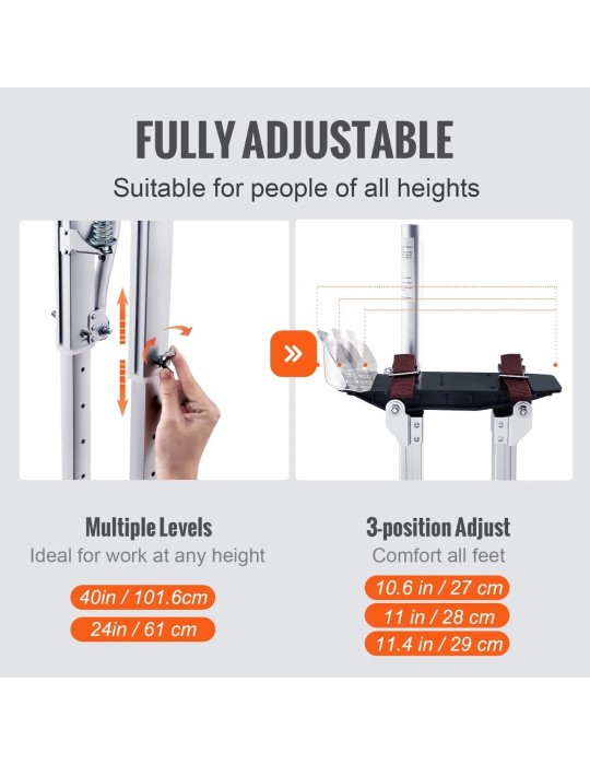 Stelzen verstellbare 61-102cm professionelle
