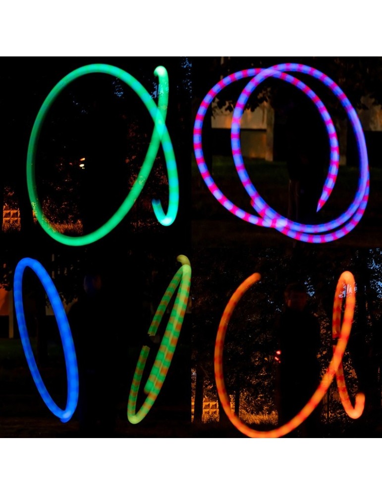 Pair multicoloured light-up Bolas