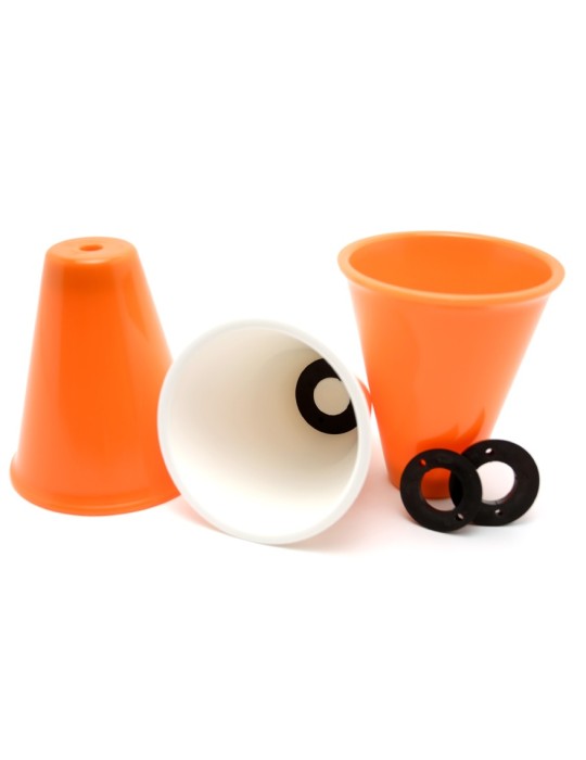 Plastic juggling cups