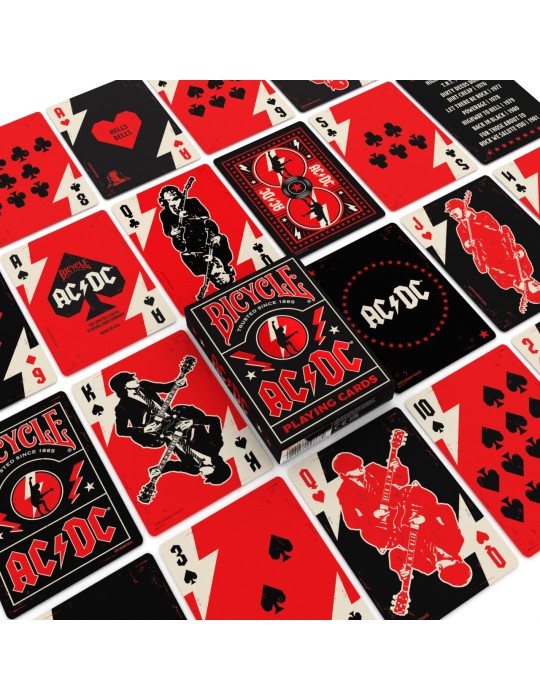 Cartes Bicycle AC/DC Poker - Édition collector