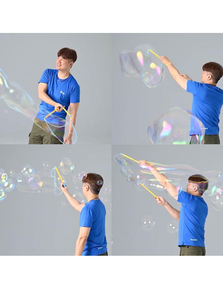 Oncle Bubble Magicien Géant pack de 2 pièces
