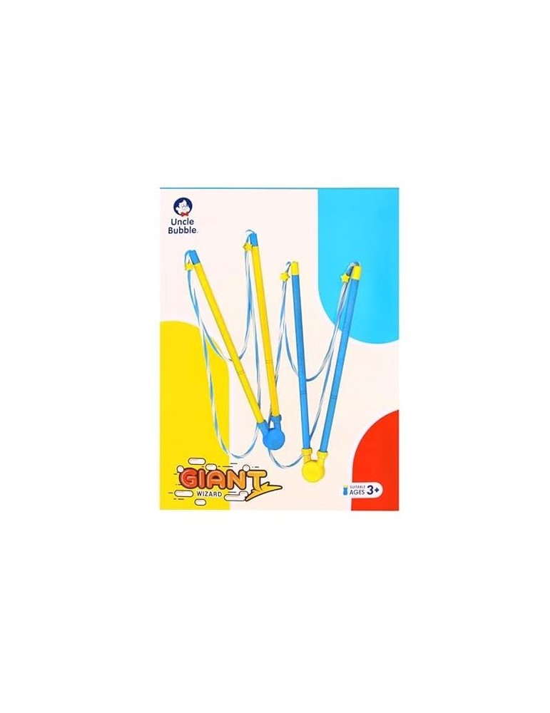 Oncle Bubble Magicien Géant pack de 2 pièces
