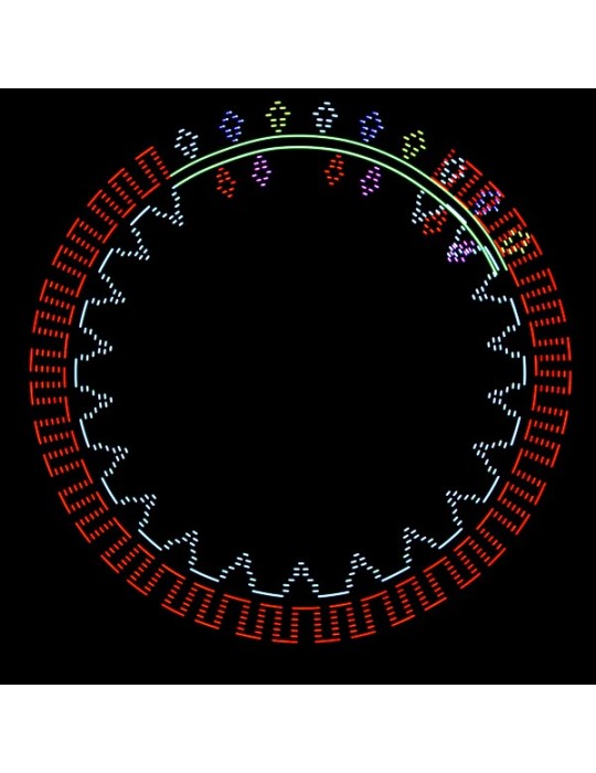 Paire de Bolas lumineuses Luminart Pixel Sticks