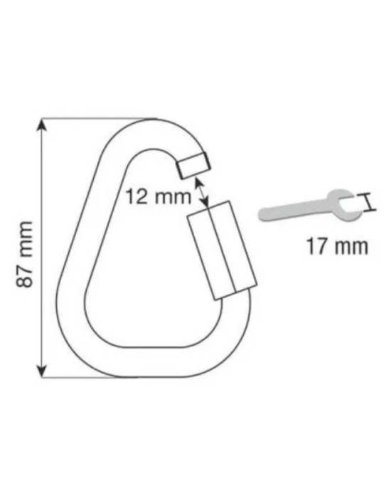 Steel Delta Quick Link - 10mm