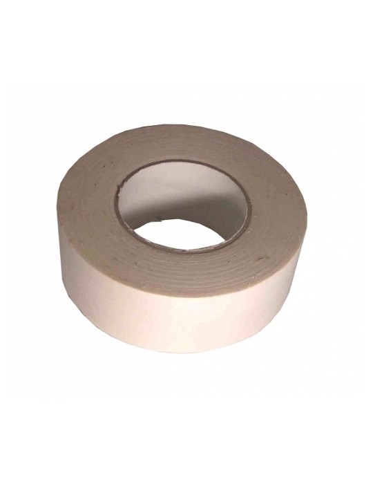 Rouleau toile adhésive 38mm/50m blanche