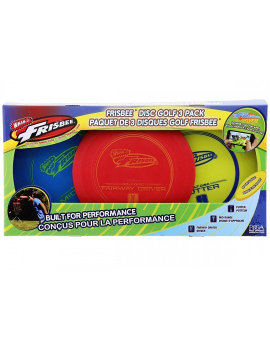 Disc-golf Frisbee Pack 3 Wham-O