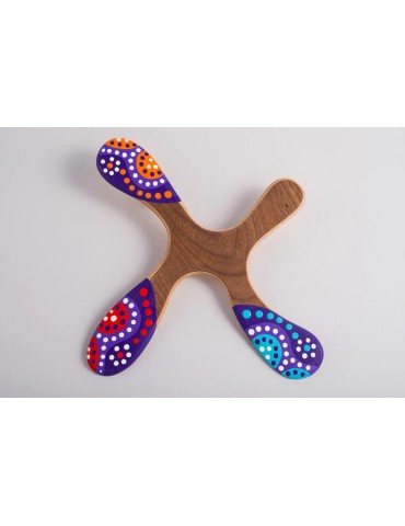 Boomerang Tiwi in legno