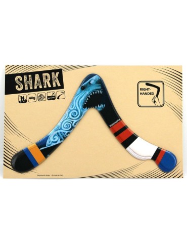 Boomerang Shark right-handed in wood 2