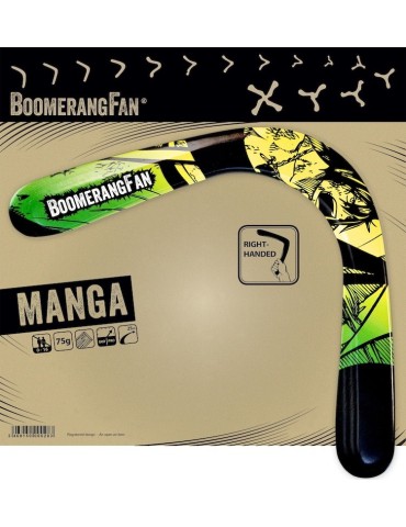 Boomerang Manga per destrimani in legno 2