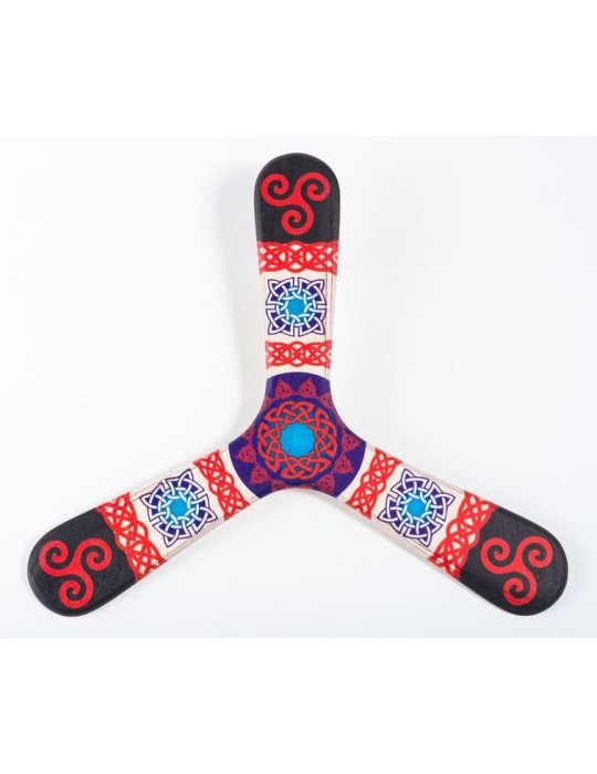 Boomerang Celtique droitier en bouleau