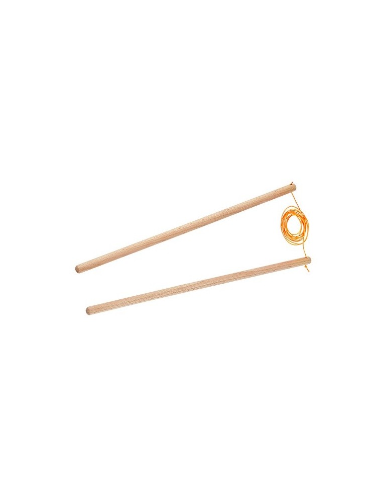 Baguettes de diabolo en bois 37cm Henrys